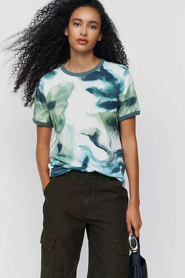 100% Cotton Crew Neck Tee by Scotch & Soda