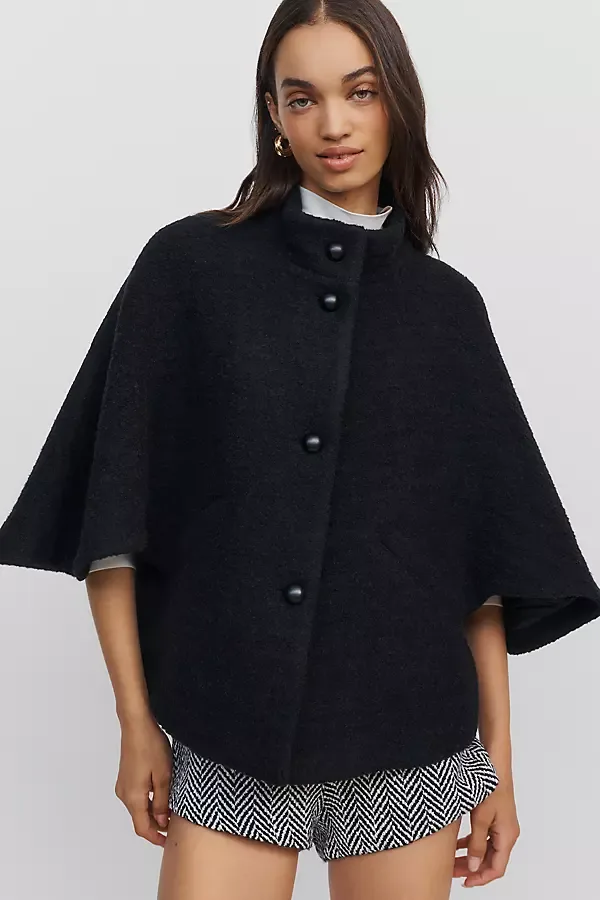 Alberta Wool Blend Coat Jacket by PAIGE
