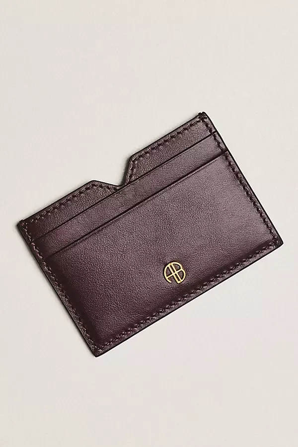 Calli Leather Card Holder by ANINE BING