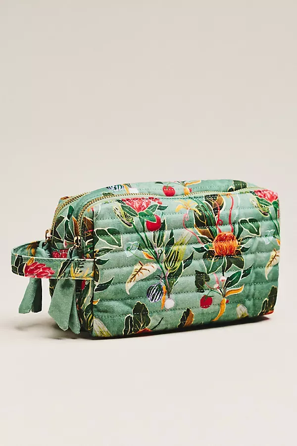 100% Cotton Painted Cosmetic Bag by FARM Rio