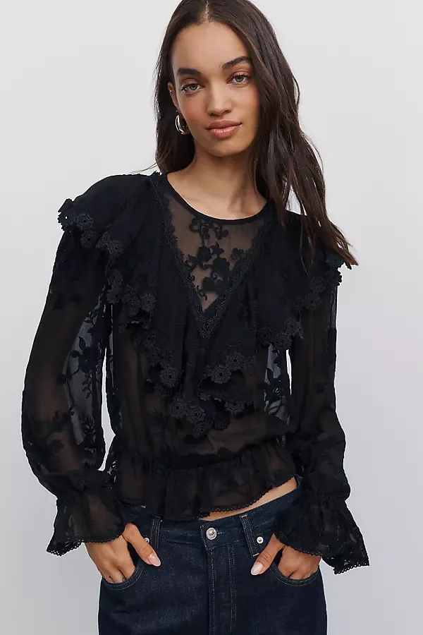 Akari Silk Blouse by PAIGE