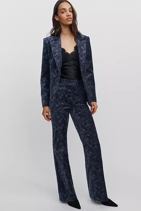 Leenah Velvet Pants by PAIGE