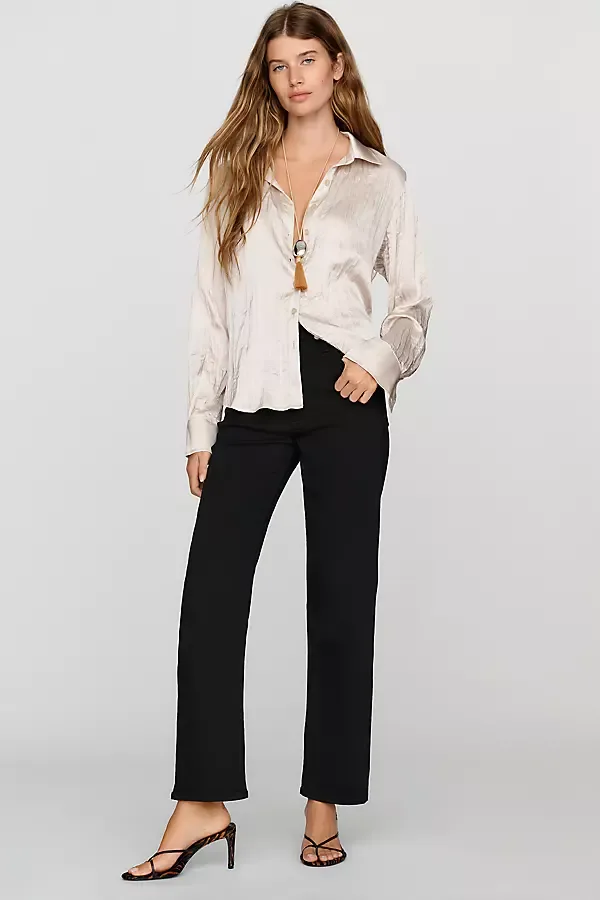 Flexi Harlow Mid Rise Straight Jeans by rag & bone
