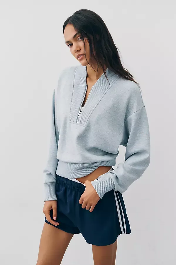 Sally Quarter-Zip Pullover Sweatshirt by Varley