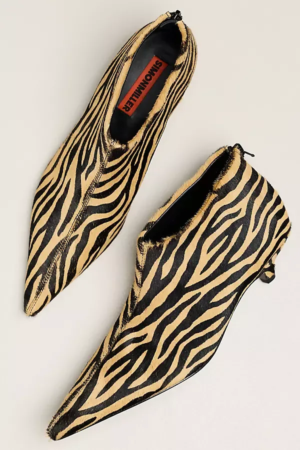 Kitten Heel Ankle Booties by SIMONMILLER