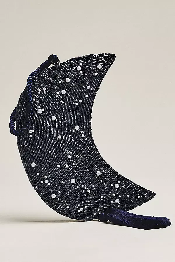Crescent Beaded Wristlet by SIMONMILLER