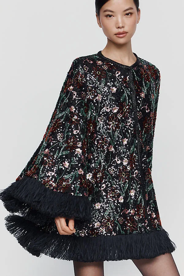 Iita Fringe Swing Dress by CeliaB