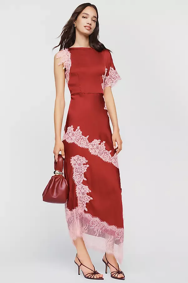 Fearne Lace Slip Dress by Never Fully Dressed