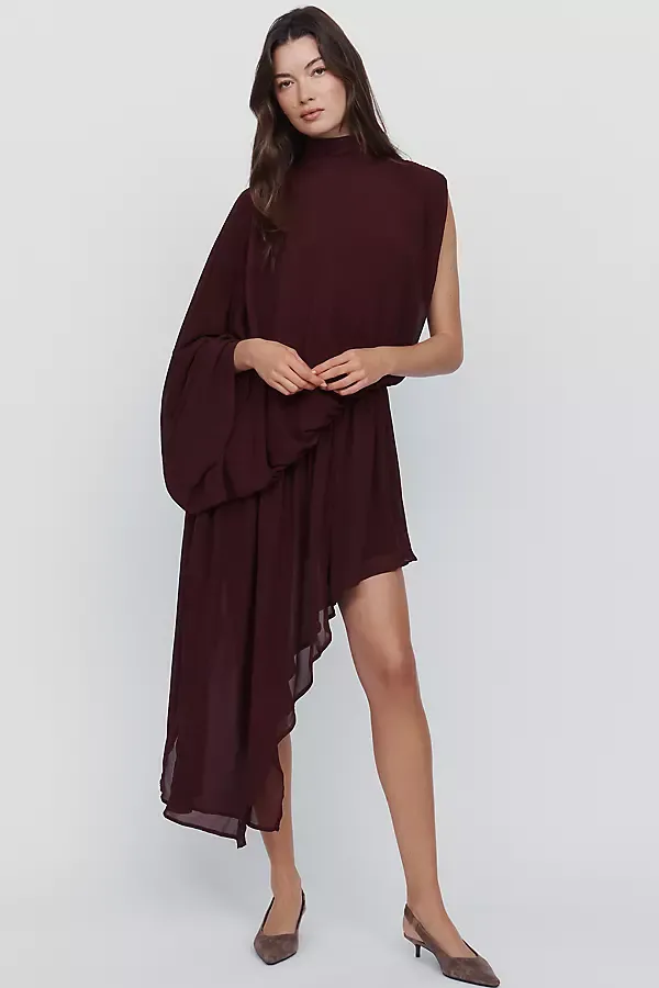 Suspension Asymmetrical Dress by THIRD FORM