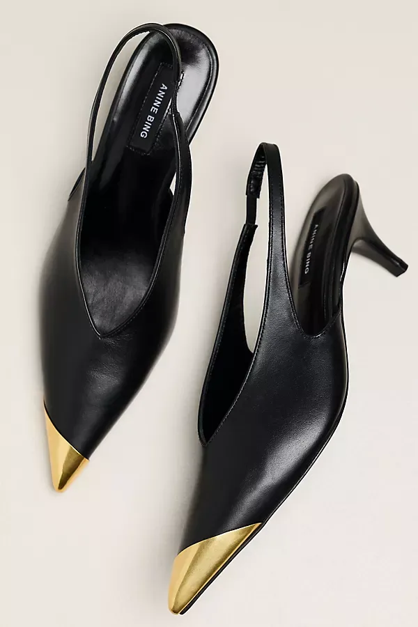 Nelly Slingback Kitten Heels by ANINE BING