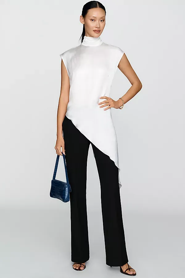 Slim Flare Trousers Pants by Maeve