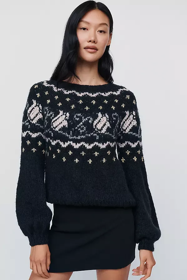 Riviera Fair Isle Sweater by Vero Alfie