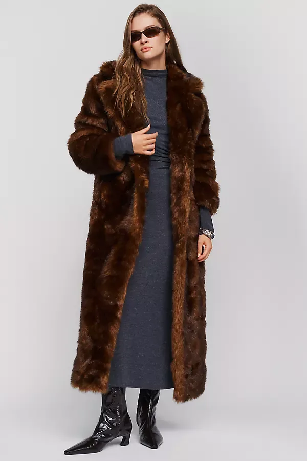 Wunderlust Faux Fur Coat Jacket by Unreal Fur