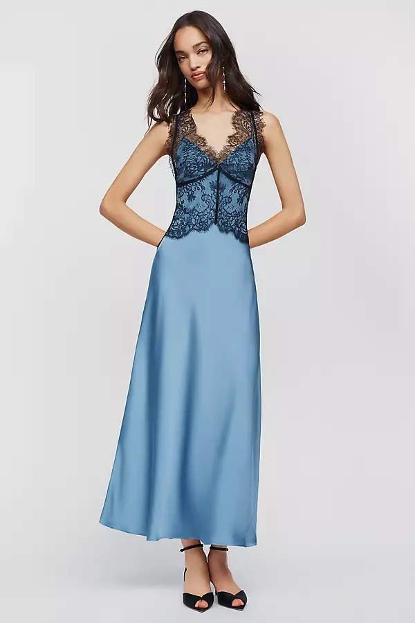 Thora Lace Slip Dress by Elodie