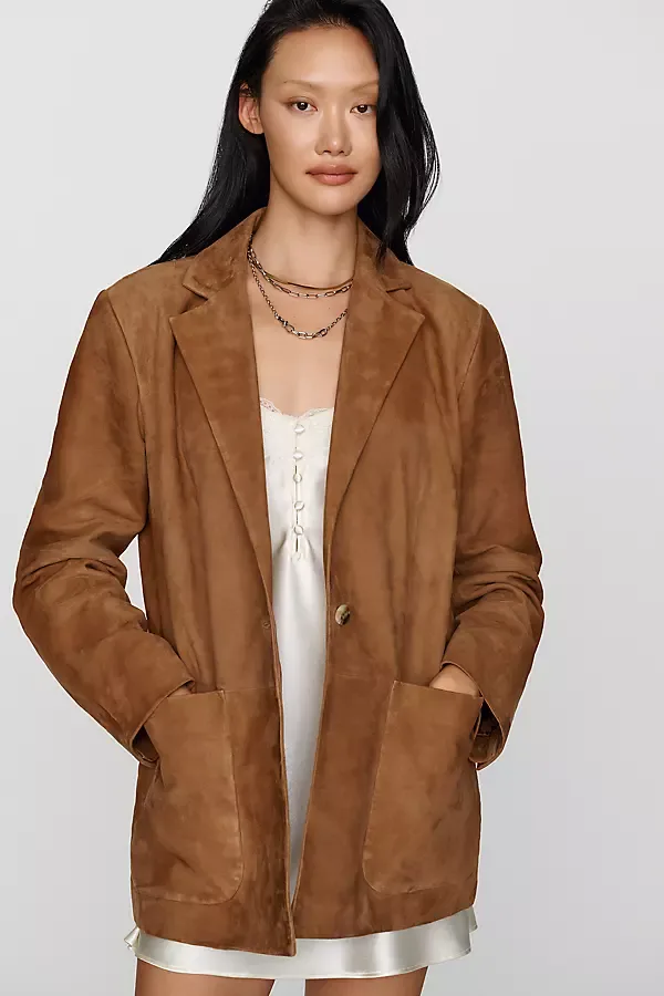 Suede Jacket by Pilcro