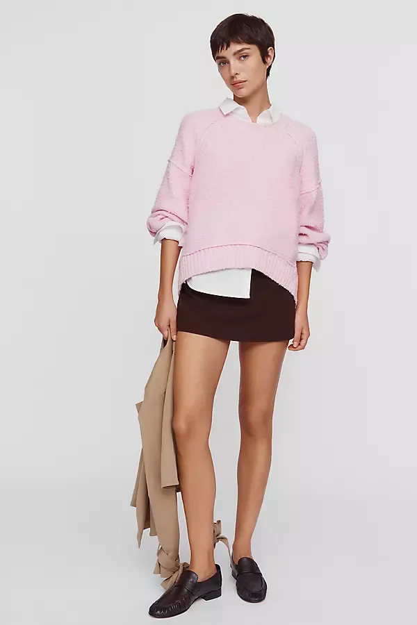 Rooney Relaxed Crew Neck Sweater by Pilcro