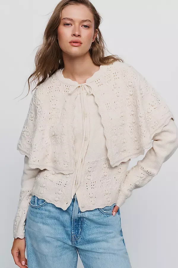 Capelet Cardigan by Anthropologie