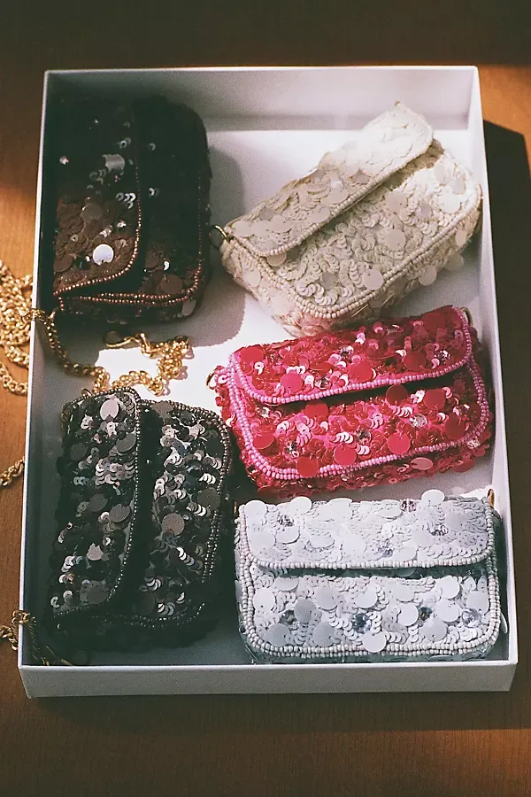 Fiona Mini Sequin Bag by Maeve