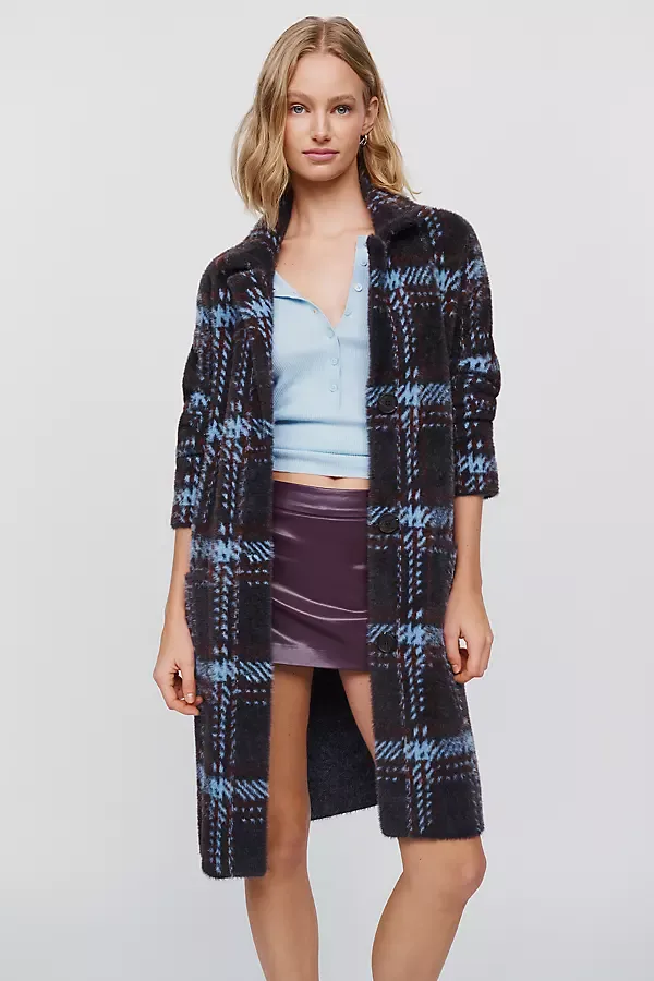 Plaid Coatigan Jacket by NVLT