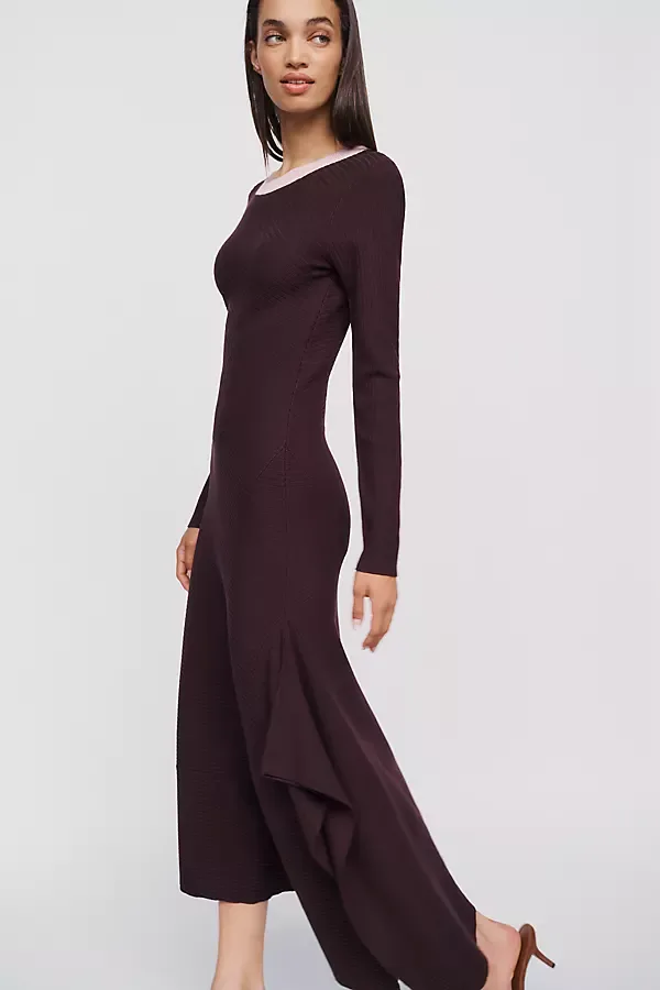 Asymmetrical Sweater Dress by Anthropologie