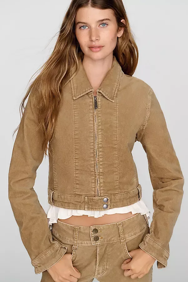 Corduroy Moto Jacket by Pilcro