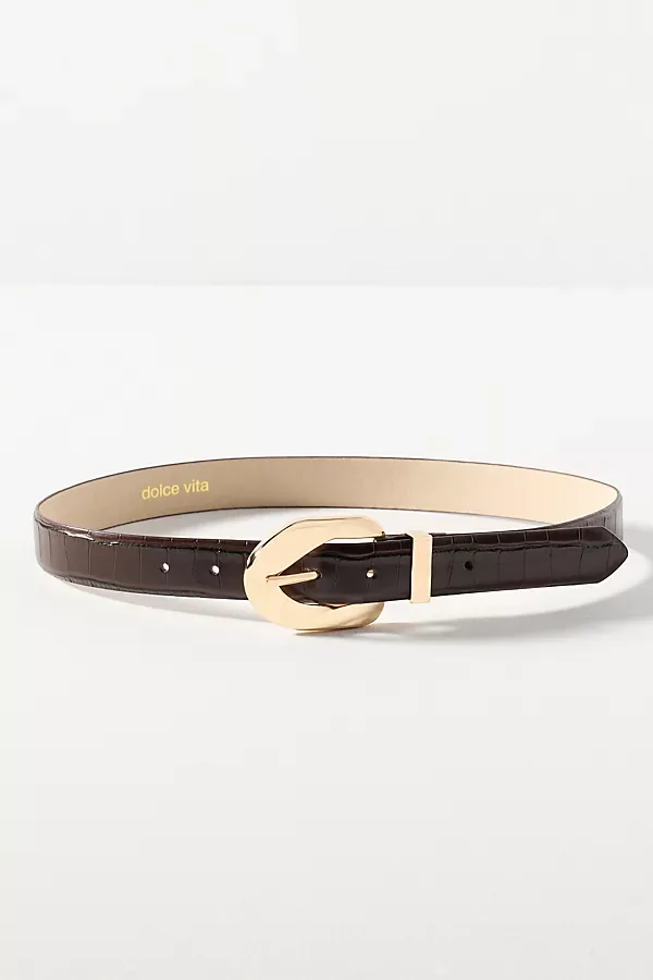 Crocodile Print Belt by Dolce Vita