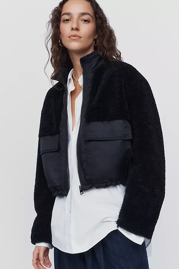 Funnel Neck Utility Jacket by Bella Dahl