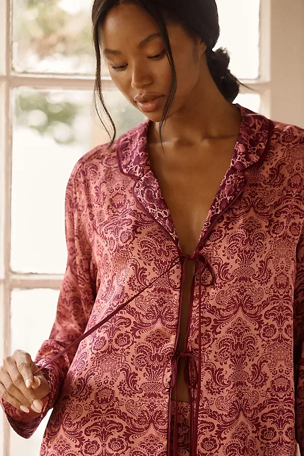 Palm Reader Pajama Top in LB Silky by LyreBird