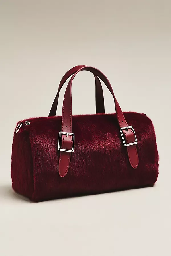 Faux Fur Boxy Satchel by Anthropologie