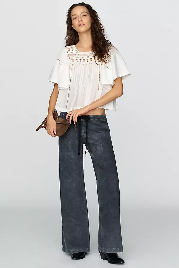 Albany Low Rise Pull on Pants by Pilcro
