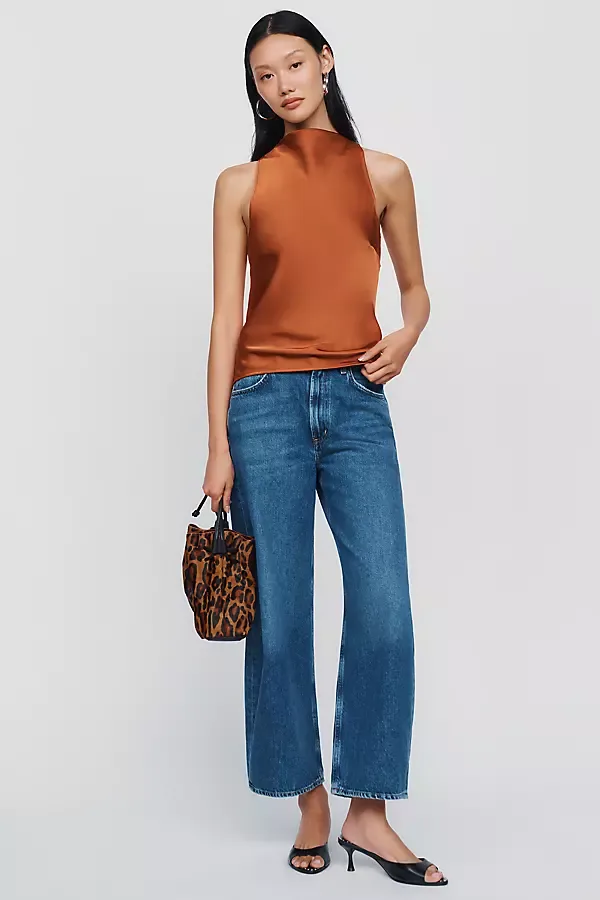 Low Curve Crop Tapered Jeans by AGOLDE