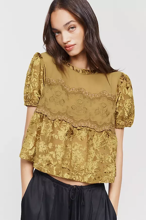Velvet Burnout Swing Top