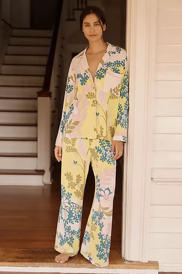 Briar Long Sleeve Pajama Shirt in ModaLuxe