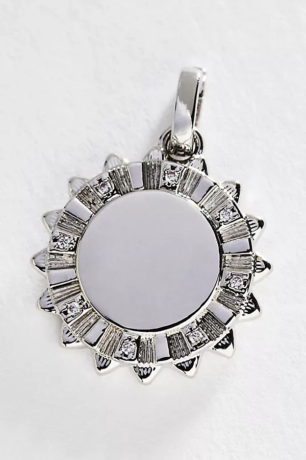 Encrusted Sun Charm