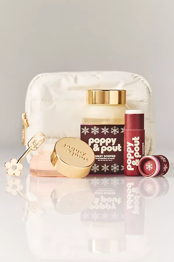 Retro Ski Lip Care Set by Poppy & Pout
