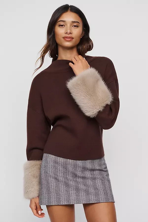 Carys Mock Neck Sweater by Maeve