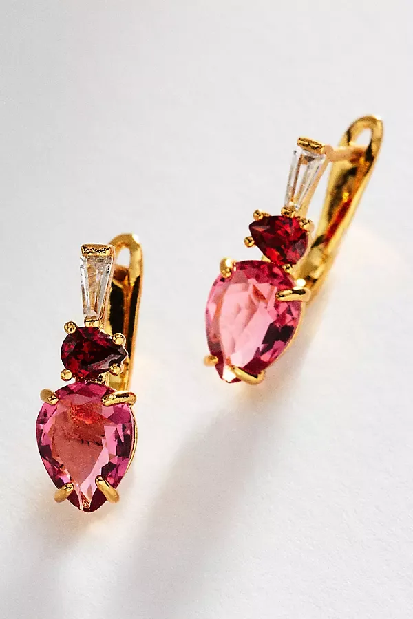 Colorful Lever Back Earrings