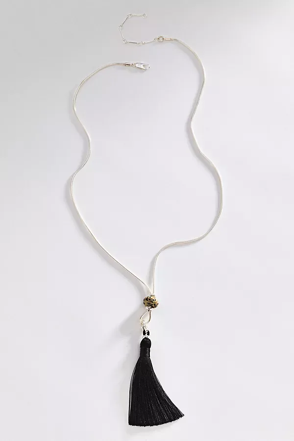 Sloane Tassel Pendant Necklace by Lady Grey