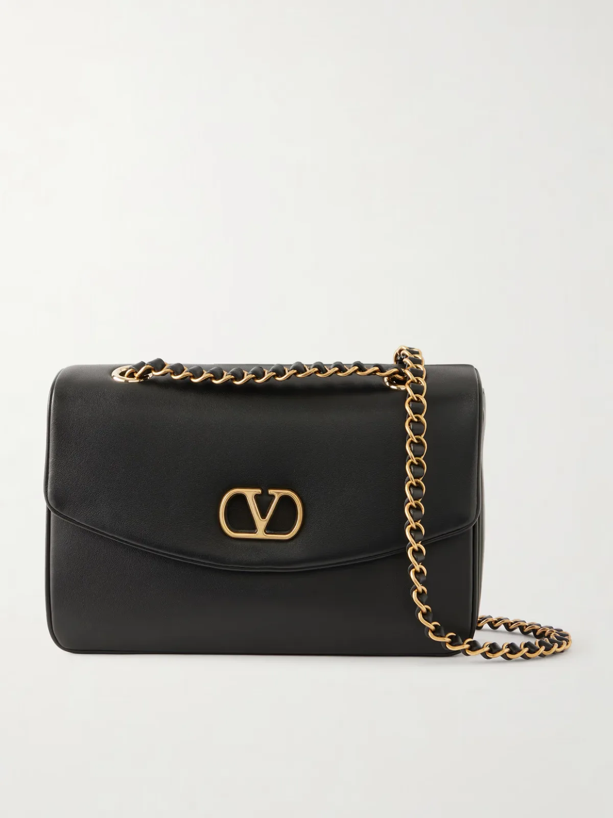 - Djuna Embellished Leather Shoulder Bag -