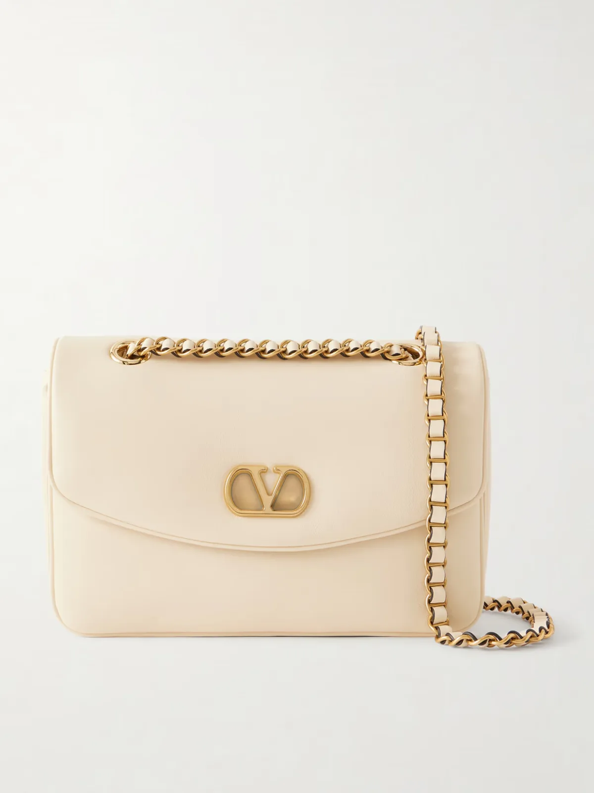 - Djuna Embellished Leather Shoulder Bag -