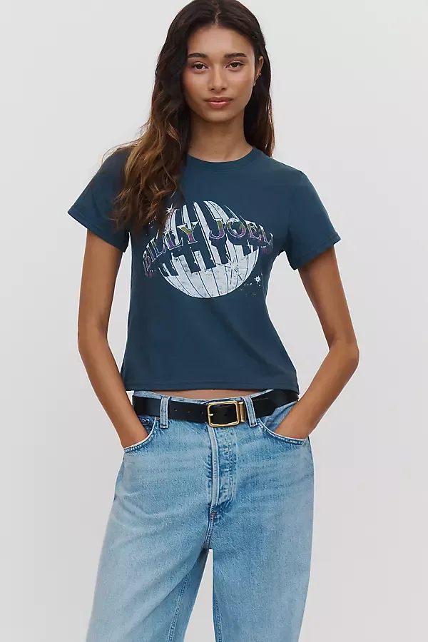 100% Cotton Billy Joel Graphic Tee