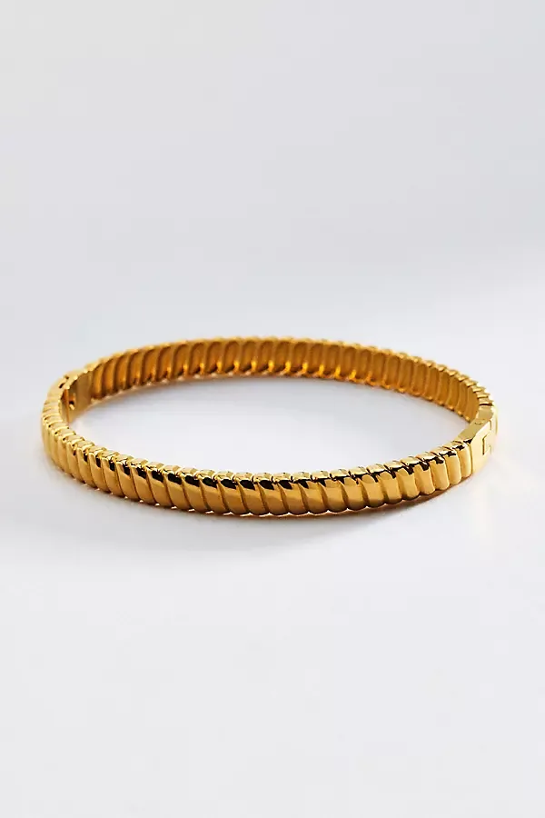 Water Resistant Ribbed Bangle