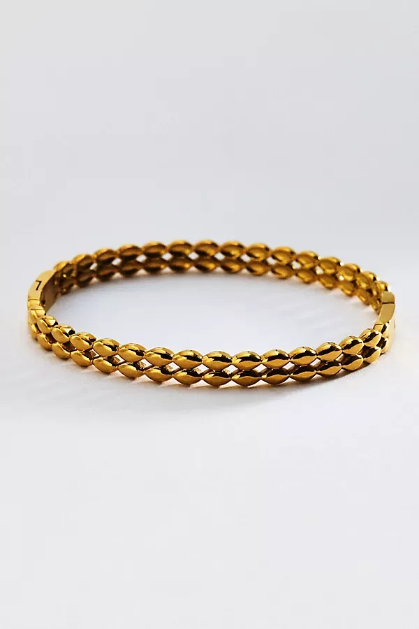 Water Resistant Textured Bangle