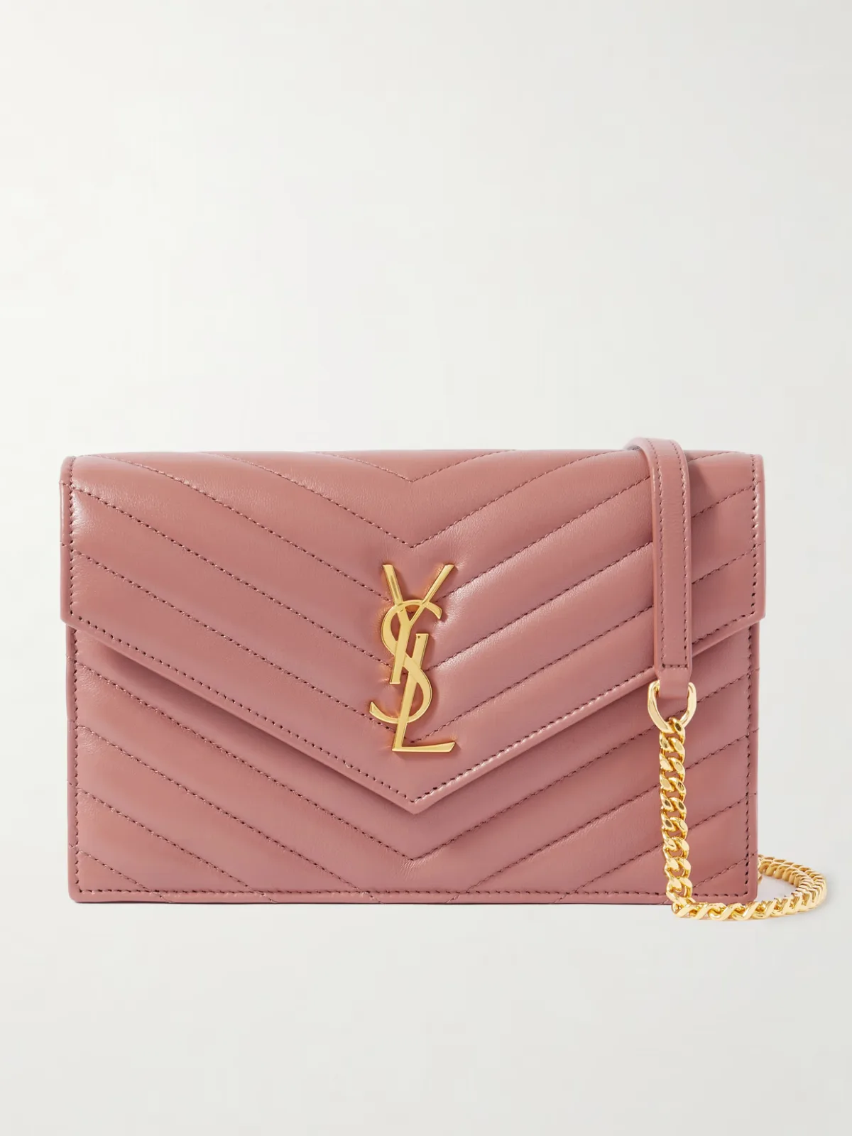 - Cassandre Envelope Matelassé Leather Shoulder Bag -