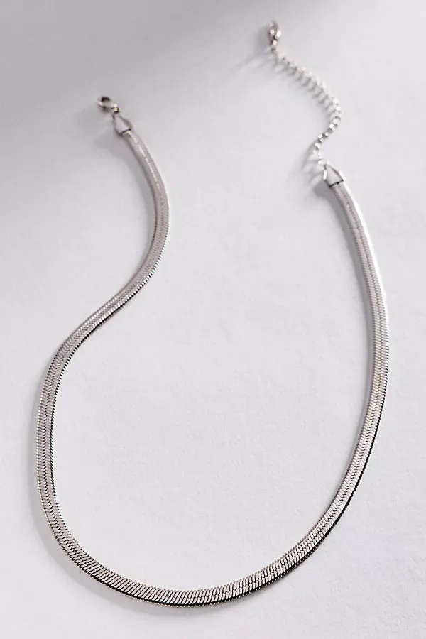 Chunky Herringbone Necklace by Anthropologie
