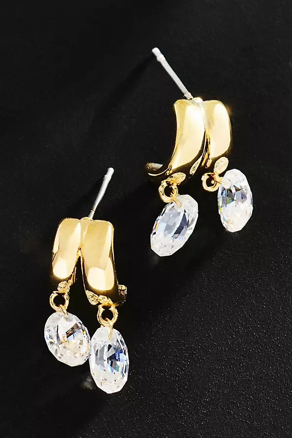 Demi Fine Split Huggie Hoop Earrings