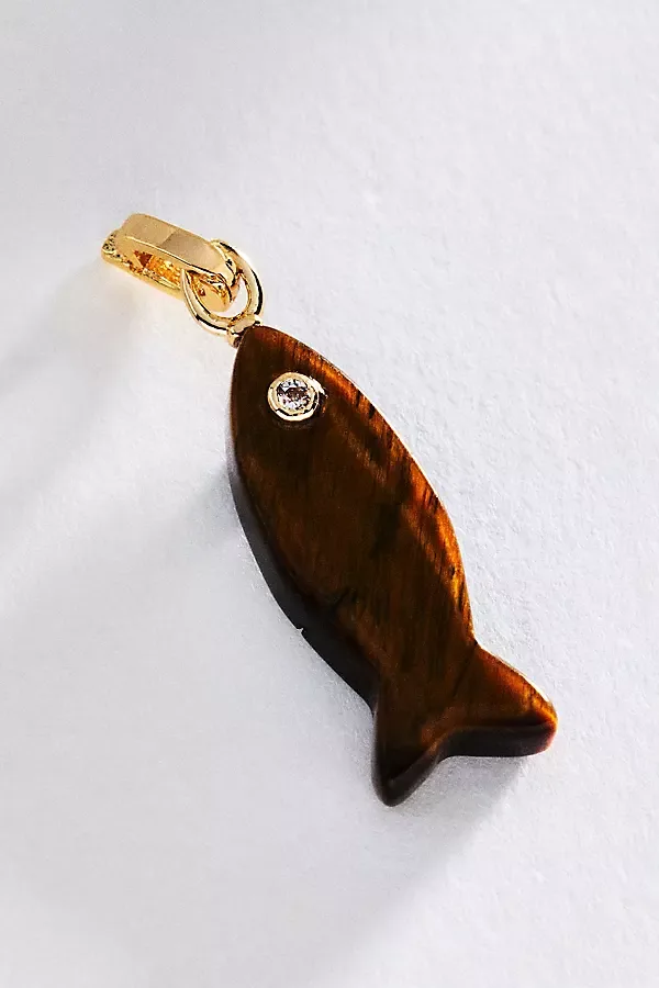 Stone Fish Charm by Anthropologie