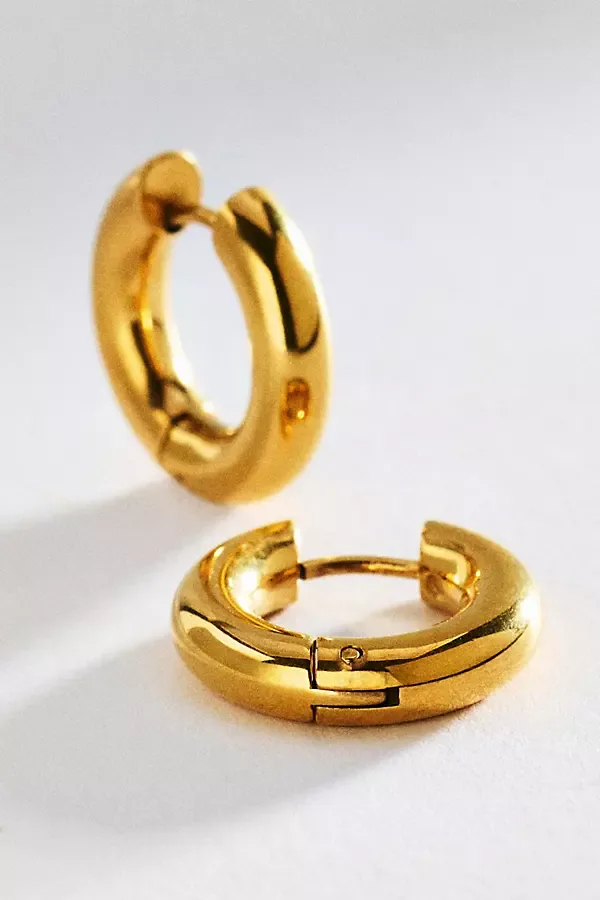 Water Resistant Small Tube Earrings