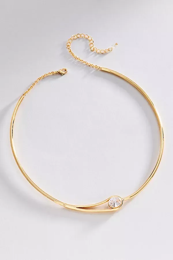 Crystal Loop Collar Necklace