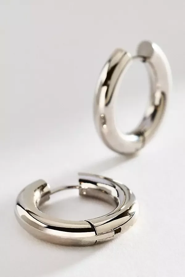 Water Resistant Medium Tube Earrings